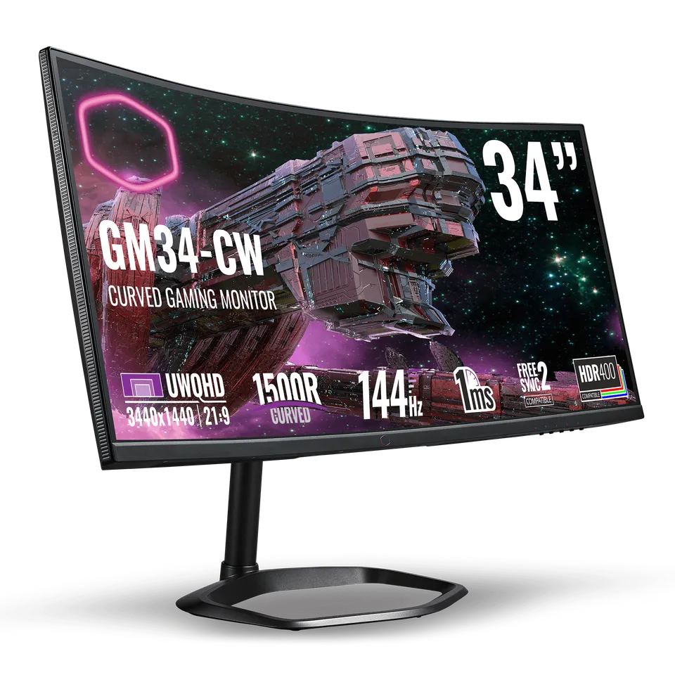 Refurbished Cooler Master GM34-CW Refurbished Cooler Master GM34-CW